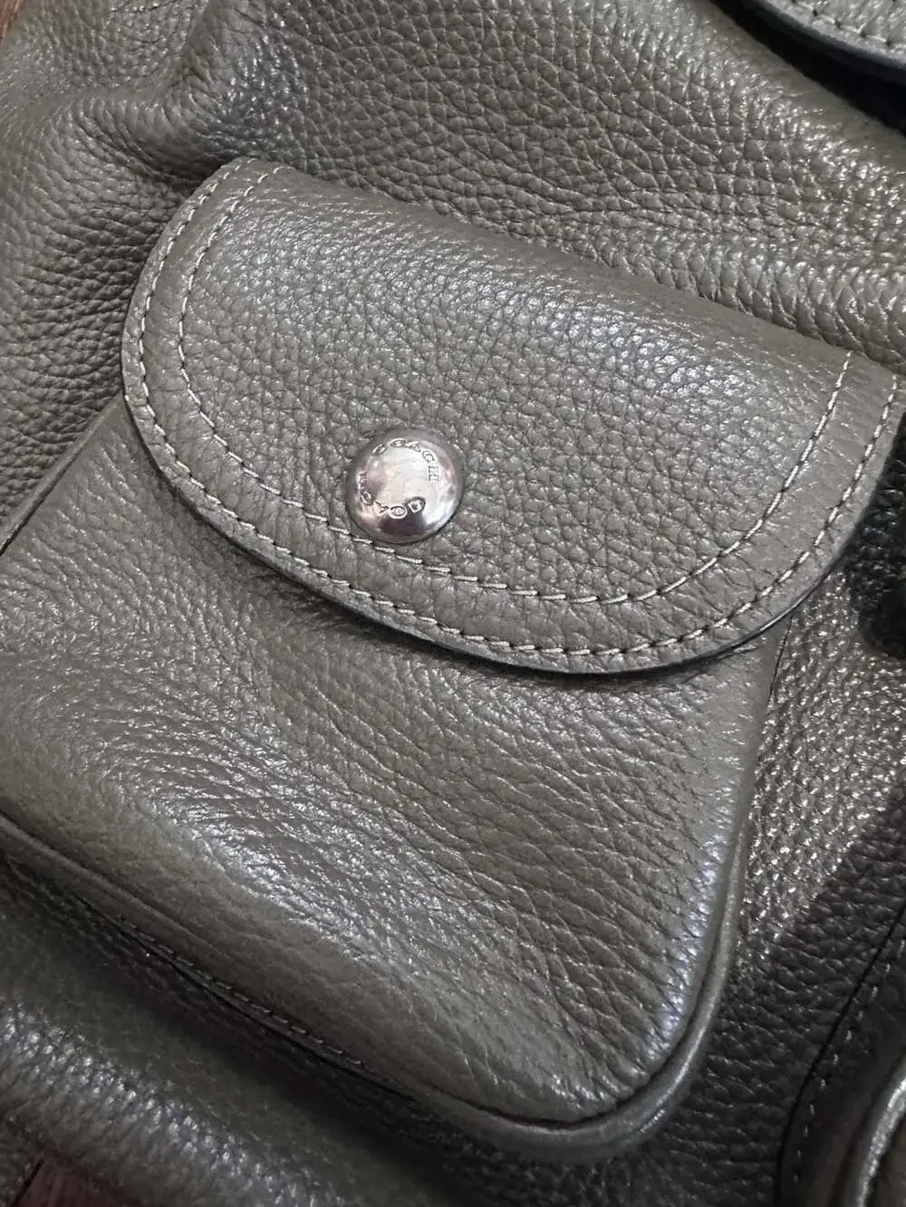 Coach Pennie Backpack in Surplus Pebbled Leather (Style No. 6145)